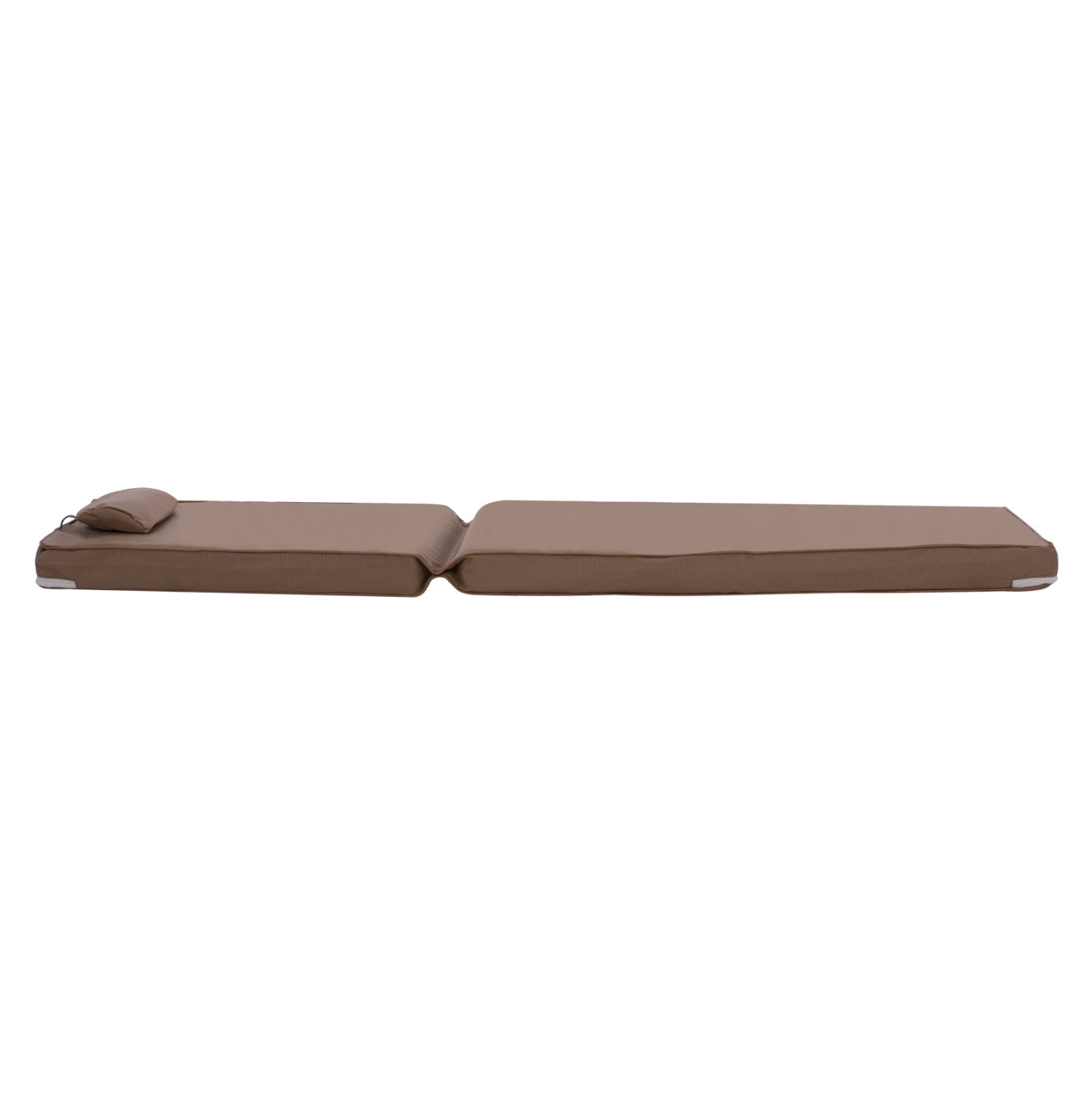 ΜΑΞΙΛΑΡΙ ΞΑΠΛΩΣΤΡΑΣ TEXTILENE 600gr/m2 2X1 SIFNOS ΜΟΚΑ HM11237.04T 194x70x11εκ. - Pakobazaar