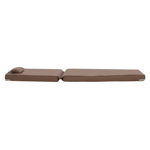 ΜΑΞΙΛΑΡΙ ΞΑΠΛΩΣΤΡΑΣ TEXTILENE 600gr/m2 2X1 SIFNOS ΜΟΚΑ HM11237.04T 194x70x11εκ. - Pakobazaar