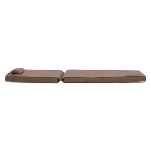 ΜΑΞΙΛΑΡΙ ΞΑΠΛΩΣΤΡΑΣ TEXTILENE 600gr SIFNOS ΜΟΚΑ HM11236.04T 196(117+1+78)x58x9εκ. - Pakobazaar