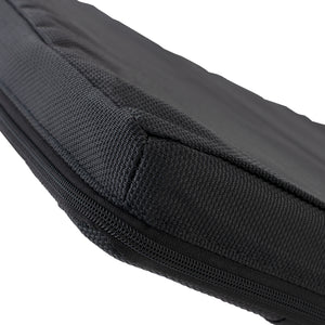 ΜΑΞΙΛΑΡΙ ΞΑΠΛΩΣΤΡΑΣ TEXTILENE 600gr/m2 2X1 SIFNOS ΜΑΥΡΟ HM11234.05T 196(117+1+78)x58x6εκ. - Pakobazaar