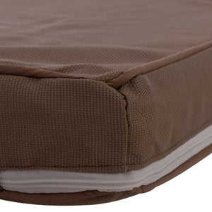 ΜΑΞΙΛΑΡΙ ΞΑΠΛΩΣΤΡΑΣ TEXTILENE 600gr/m2 2X1 SIFNOS ΜΟΚΑ HM11237.04T 194x70x11εκ. - Pakobazaar