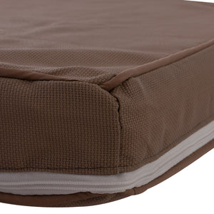 ΜΑΞΙΛΑΡΙ ΞΑΠΛΩΣΤΡΑΣ TEXTILENE 600gr SIFNOS ΜΟΚΑ HM11236.04T 196(117+1+78)x58x9εκ. - Pakobazaar