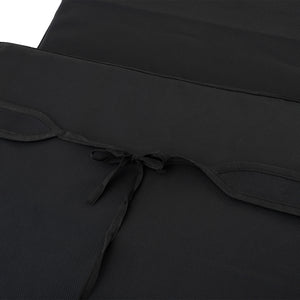 ΜΑΞΙΛΑΡΙ ΞΑΠΛΩΣΤΡΑΣ TEXTILENE 600gr/m2 2X1 SIFNOS ΜΑΥΡΟ HM11234.05T 196(117+1+78)x58x6εκ. - Pakobazaar