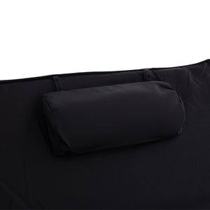 ΜΑΞΙΛΑΡΙ ΞΑΠΛΩΣΤΡΑΣ TEXTILENE 600gr/m2 2X1 SIFNOΜΑΥΡΟ HM11237.05T 194x70x11 εκ. - Pakobazaar