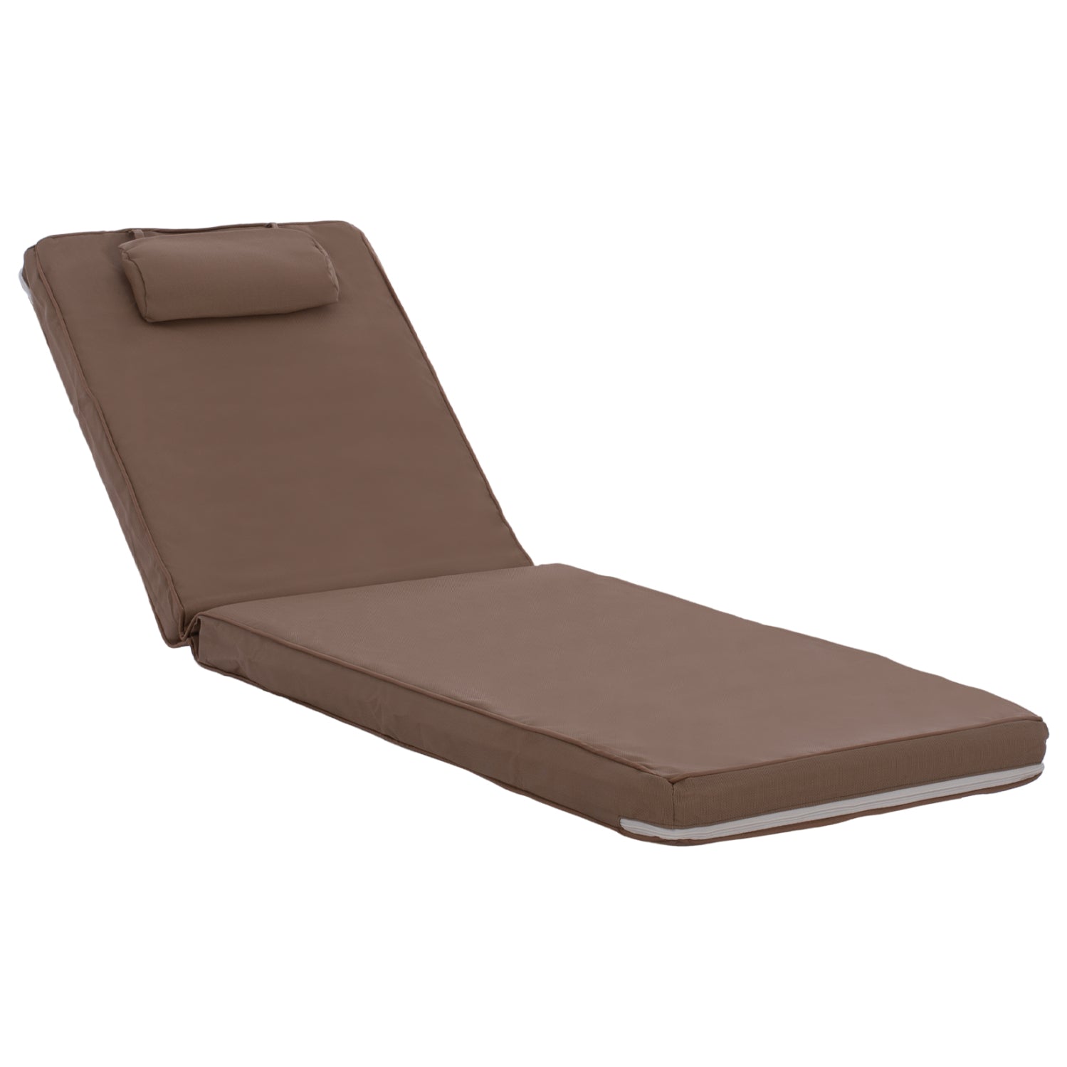 ΜΑΞΙΛΑΡΙ ΞΑΠΛΩΣΤΡΑΣ TEXTILENE 600gr/m2 2X1 SIFNOS ΜΟΚΑ HM11237.04T 194x70x11εκ. - Pakobazaar