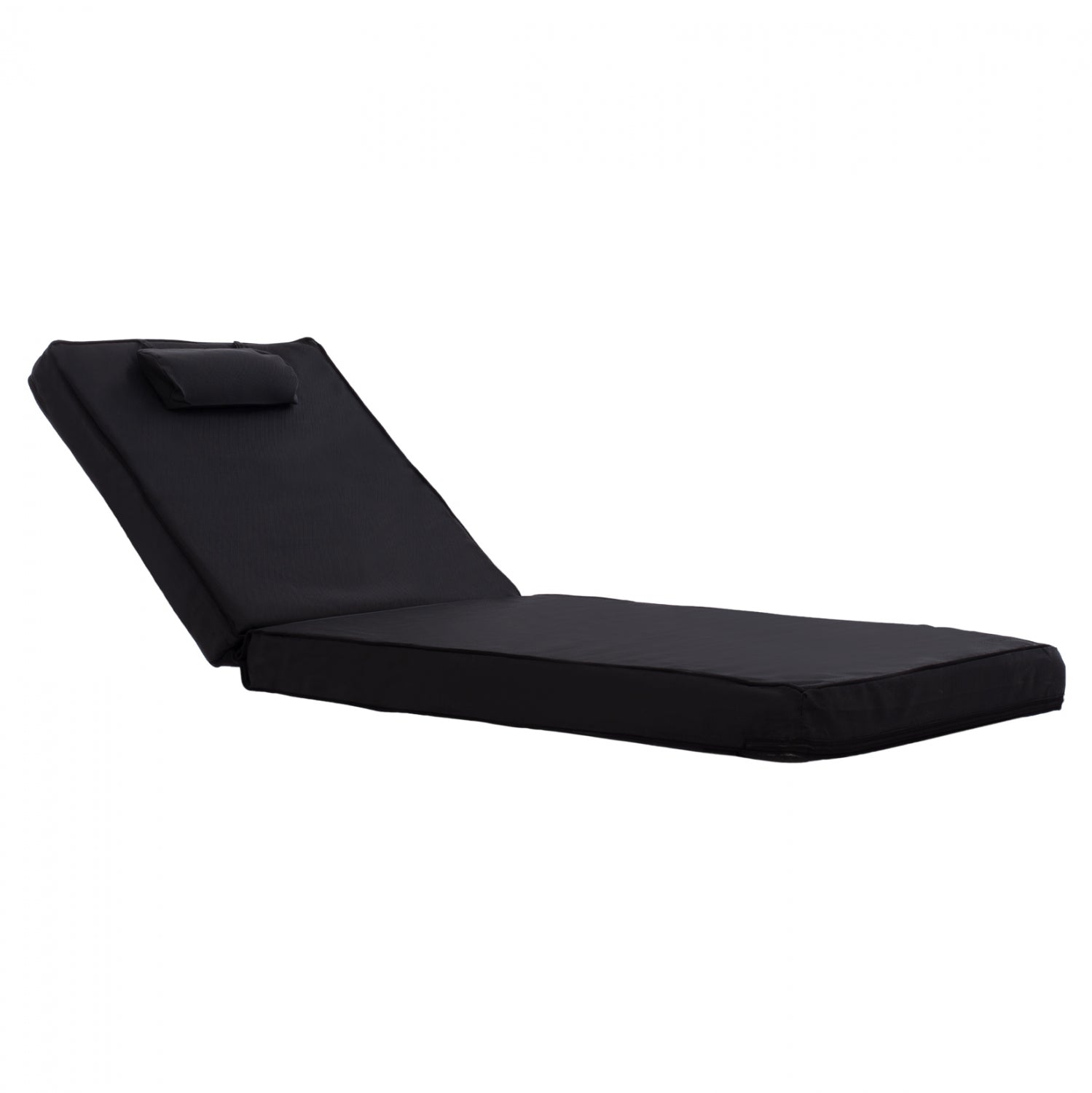 ΜΑΞΙΛΑΡΙ ΞΑΠΛΩΣΤΡΑΣ TEXTILENE 600gr/m2 2X1 SIFNOΜΑΥΡΟ HM11237.05T 194x70x11 εκ. - Pakobazaar
