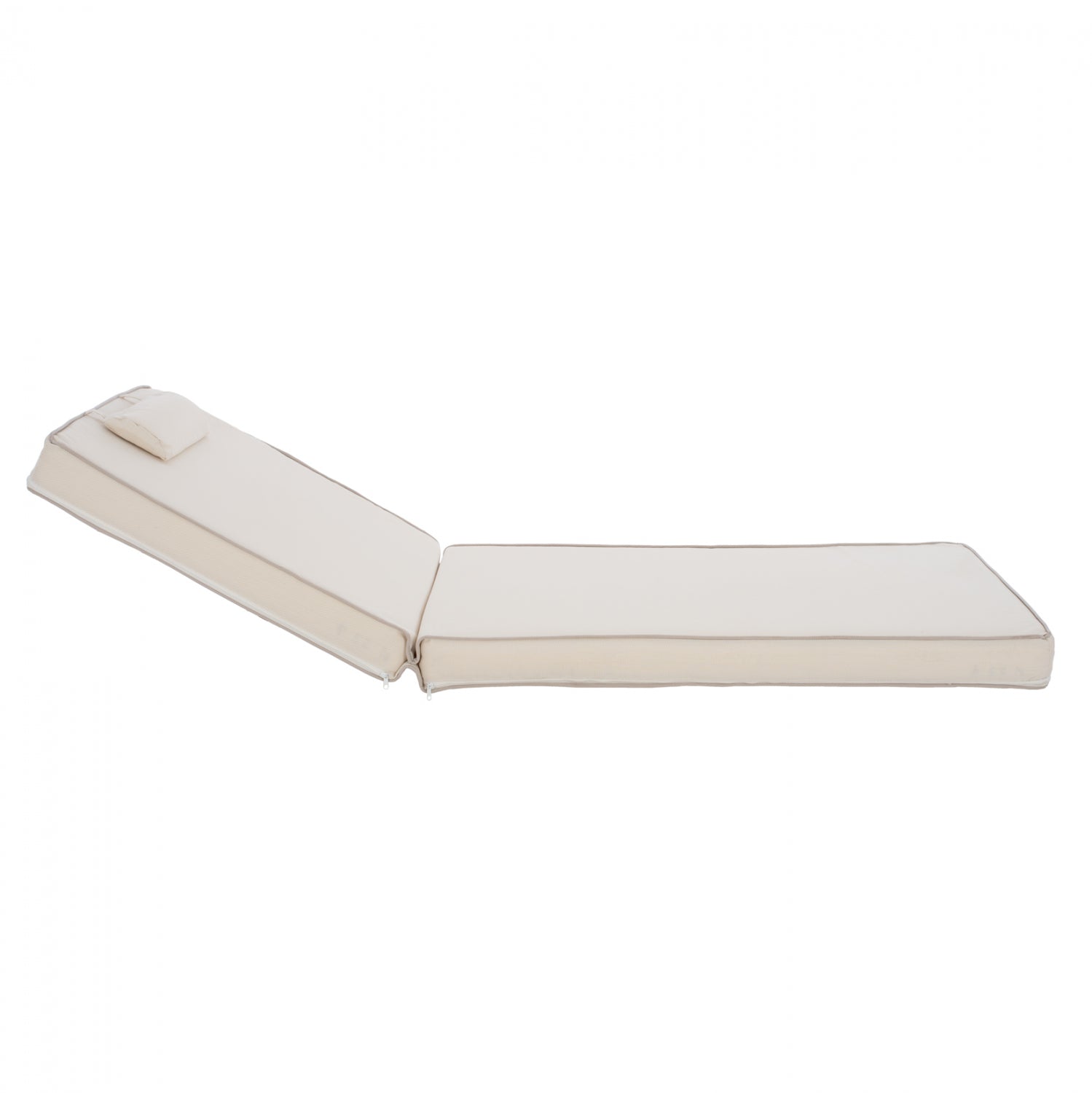 ΜΑΞΙΛΑΡΙ ΞΑΠΛΩΣΤΡΑΣ TEXTILENE 600gr/m2 2X1 SIFNOS ΜΠΕΖ HM11237.60T 194x70x11εκ. - Pakobazaar