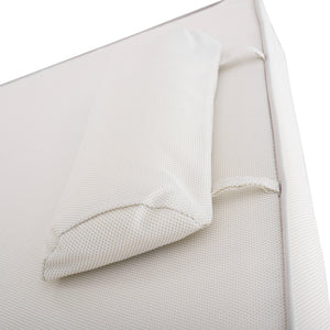 ΜΑΞΙΛΑΡΙ ΞΑΠΛΩΣΤΡΑΣ TEXTILENE 600gr/m2 2X1 SIFNOS ΜΠΕΖ HM11237.60T 194x70x11εκ. - Pakobazaar