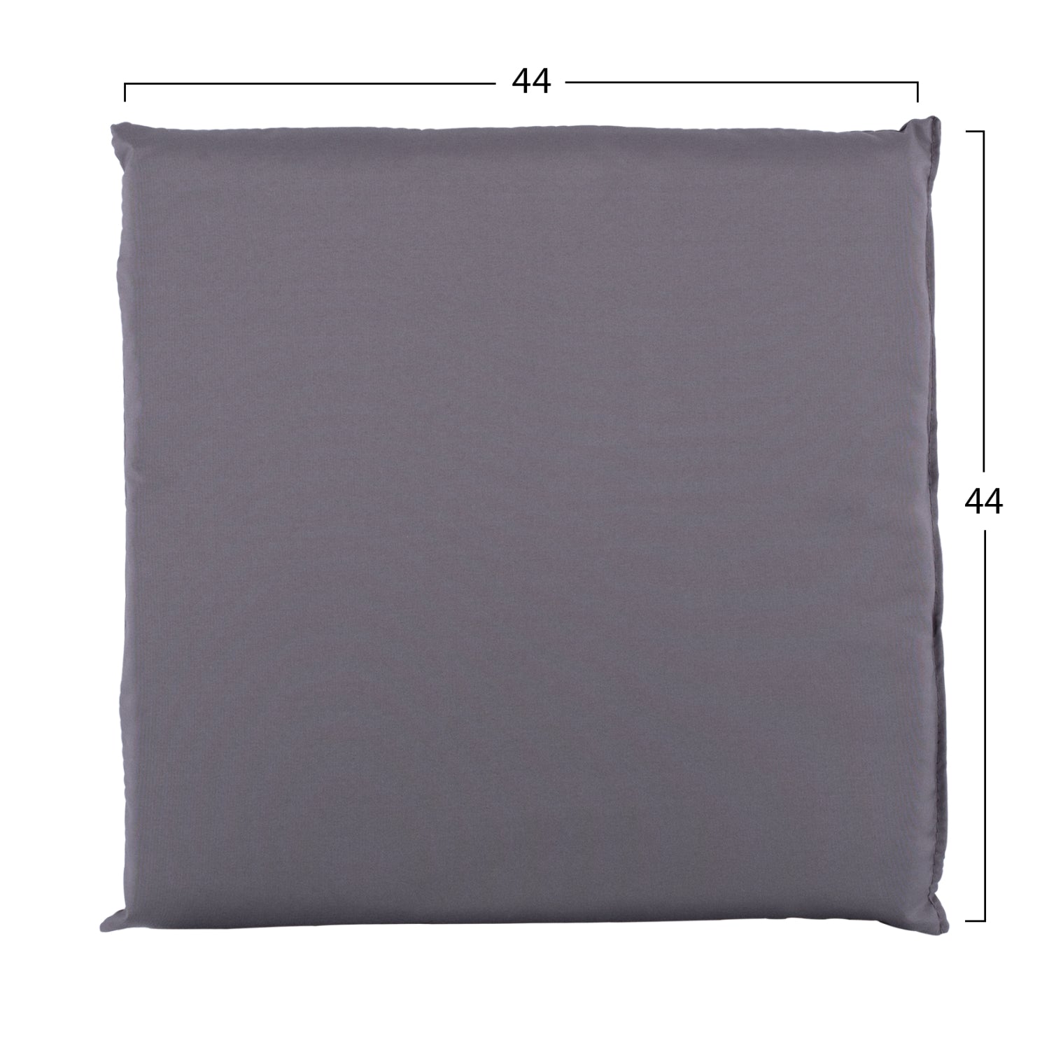 ΜΑΞΙΛΑΡΙ ΥΦΑΣΜΑΤΙΝΟ ΓΚΡΙ 44x44x5,5 εκ. HM5746.10 - Pakobazaar