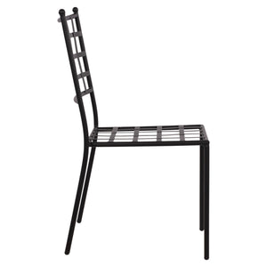 ΜΕΤΑΛΛΙΚΗ ΚΑΡΕΚΛΑ EMERY HM5509 ΣΕ ΜΑΥΡΗ ΑΠΟΧΡΩΣΗ 46x58x88  cm - Pakobazaar