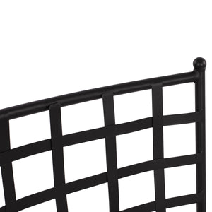 ΜΕΤΑΛΛΙΚΗ ΚΑΡΕΚΛΑ EMERY HM5509 ΣΕ ΜΑΥΡΗ ΑΠΟΧΡΩΣΗ 46x58x88  cm - Pakobazaar