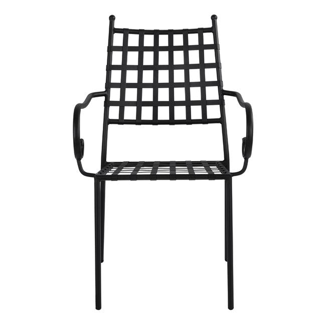 ΜΕΤΑΛΛΙΚΗ ΠΟΛΥΘΡΟΝΑ KENNEDY HM5171.11 ΣΕ ΜΑΥΡΗ ΑΠΟΧΡΩΣΗ 57x60x92Y - Pakobazaar