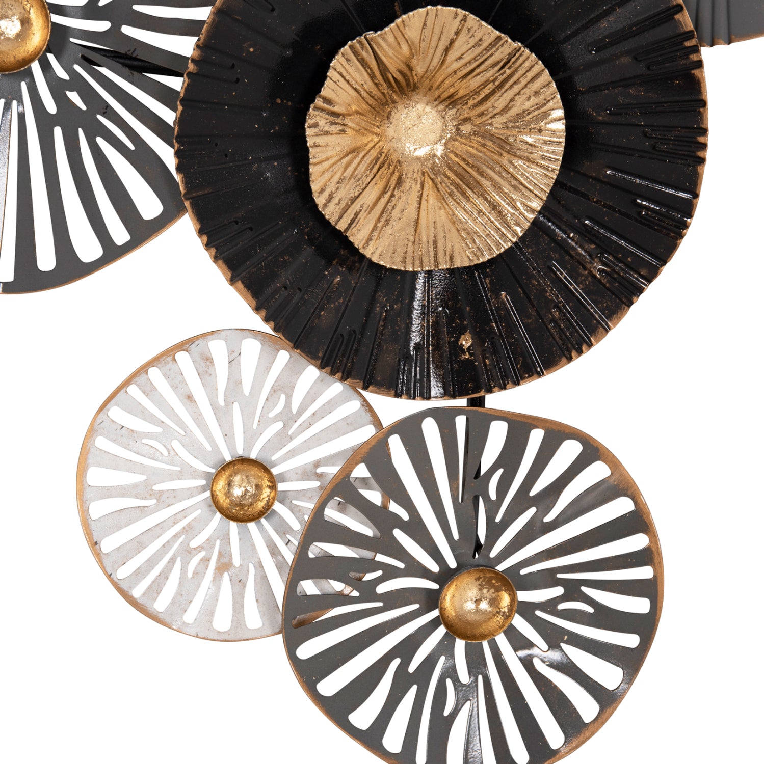 ΜΕΤΑΛΛΙΚΟ ΔΙΑΚΟΣΜΗΤΙΚΟ ΤΟΙΧΟΥ HM7170 ΓΚΡΙ ΕΚΡΟΥ ΧΡΥΣΟ 88x7x51Y εκ. - Pakobazaar