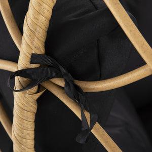 ΜΟΝΗ ΚΡΕΜΑΣΤΗ ΦΩΛΙΑ ME ΥΠΟΠΟΔΙΟ GRACIE HM5755.02 ΜΠΕΖ ΣΥΝΘ.RATTAN-ΓΚΡΙ ΜΕΤΑΛ.ΣΚΕΛΕΤΟΣ Φ104x200Υεκ - Pakobazaar