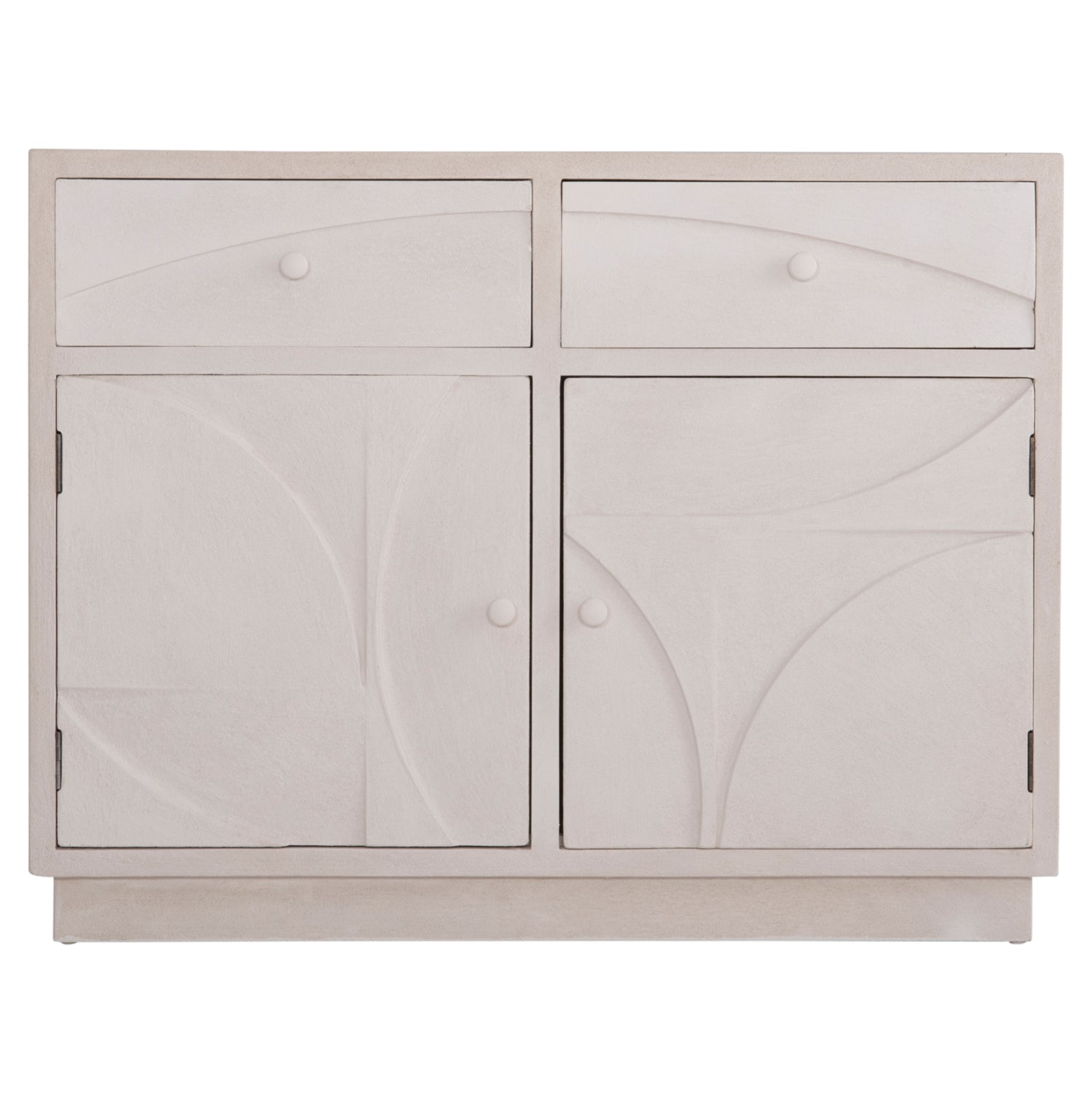 ΜΠΟΥΦΕΣ ΣΕΙΡΑ SANTORINI HM18046 MDF ΣΕ ΥΠΟΛΕΥΚΟ ΧΡΩΜΑ-2 ΣΥΡΤΑΡΙΑ & 2 ΠΟΡΤΕΣ 107x38x82,5Υεκ. - Pakobazaar