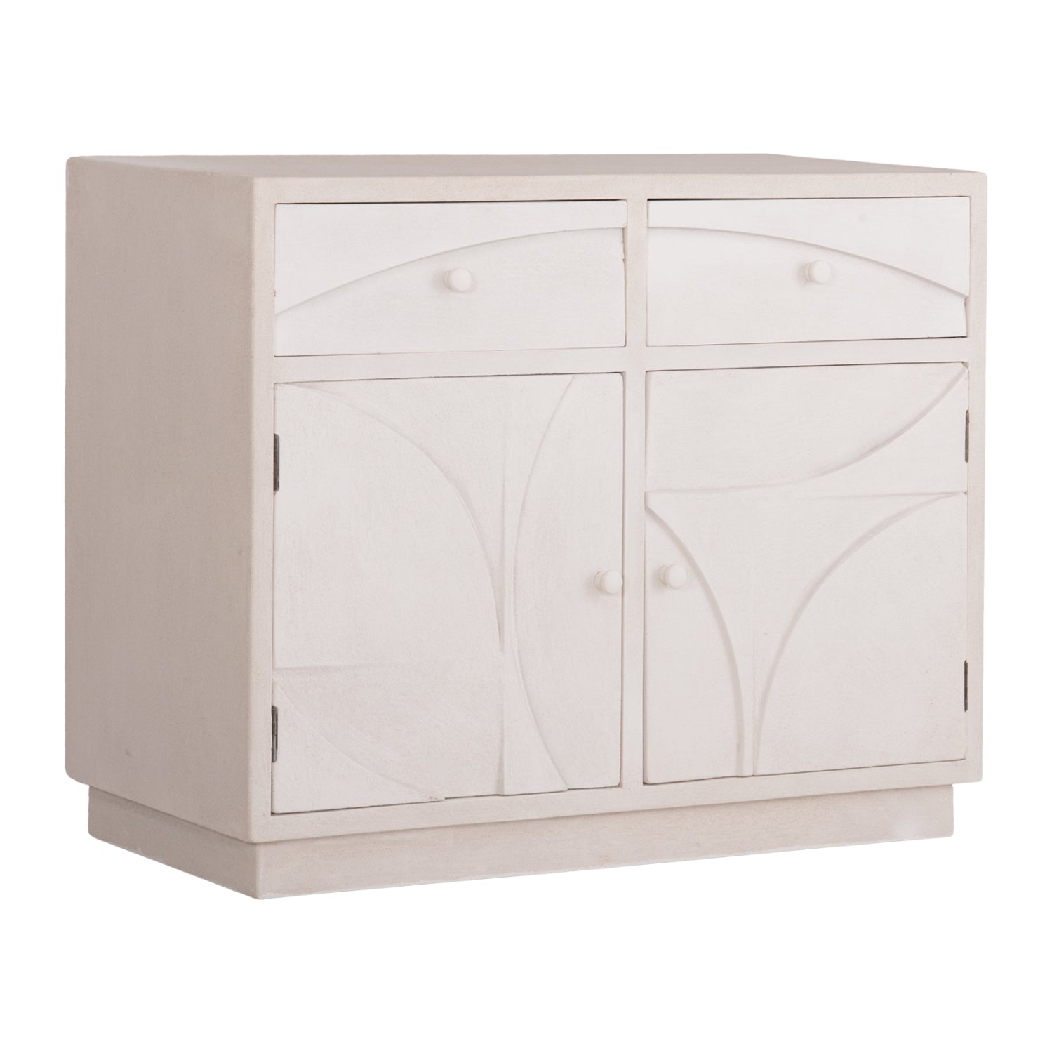 ΜΠΟΥΦΕΣ ΣΕΙΡΑ SANTORINI HM18046 MDF ΣΕ ΥΠΟΛΕΥΚΟ ΧΡΩΜΑ-2 ΣΥΡΤΑΡΙΑ & 2 ΠΟΡΤΕΣ 107x38x82,5Υεκ. - Pakobazaar