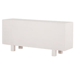 ΜΠΟΥΦΕΣ ΣΕΙΡΑ SANTORINI HM18068 MDF ΣΕ ΥΠΟΛΕΥΚΟ ΧΡΩΜΑ-3 ΠΟΡΤΕΣ 140x38x64Υεκ. - Pakobazaar