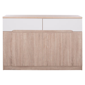 ΜΠΟΥΦΕΣ JOLENE HM2234.02 2 ΣΥΡΤΑΡΙΑ & 4 ΠΟΡΤΕΣ SONAMA 120X40X80εκ. - Pakobazaar