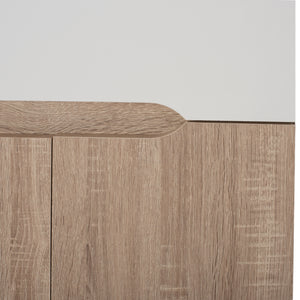 ΜΠΟΥΦΕΣ JOLENE HM2234.02 2 ΣΥΡΤΑΡΙΑ & 4 ΠΟΡΤΕΣ SONAMA 120X40X80εκ. - Pakobazaar
