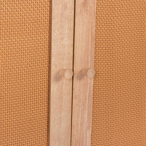 ΜΠΟΥΦΕΣ COLM HM9440.11 ΜΕΛΑΜΙΝΗΣ & ΣΥΝΘΕΤΙΚΟ RATTAN ΣΤΙΣ 4 ΠΟΡΤΕΣ 160x39,5x71Yεκ. - Pakobazaar