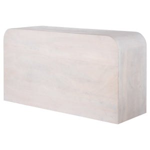 ΜΠΟΥΦΕΣ HANDYR HM9705 ΜΑΣΙΦ ΞΥΛΟ MANGO ΣΕ ΛΕΥΚΟ ΧΡΩΜΑ 165x35x75Yεκ. - Pakobazaar