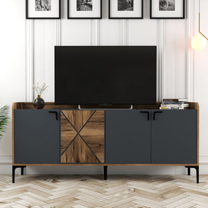 ΜΠΟΥΦΕΣ ΜΕΛΑΜΙΝΗΣ ΚΑΡΥΔΙ ΚΑΙ ΑΝΘΡΑΚΙ 180x35x78Yεκ. HM9433.01 - Pakobazaar