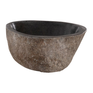 ΝΙΠΤΗΡΑΣ STONE SINK ΛΑΞΕΥΜΕΝΗ ΠΕΤΡΑ ΓΚΡΙ ΧΡΩΜΑ 40x40x20Yεκ.HM7807 - Pakobazaar