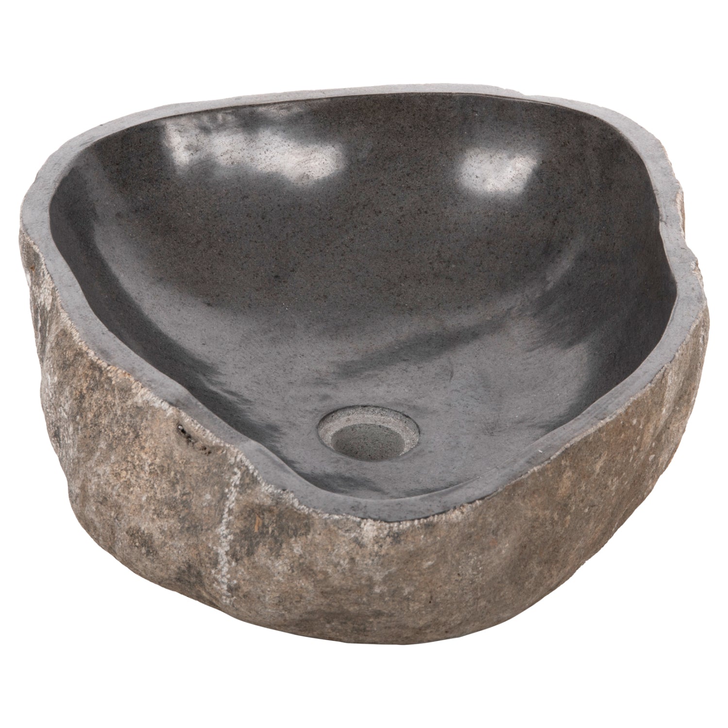 ΝΙΠΤΗΡΑΣ STONE SINK ΛΑΞΕΥΜΕΝΗ ΠΕΤΡΑ ΓΚΡΙ ΑΠΟΧΡΩΣΗ HM4193 55x44x16Υ εκ. - Pakobazaar