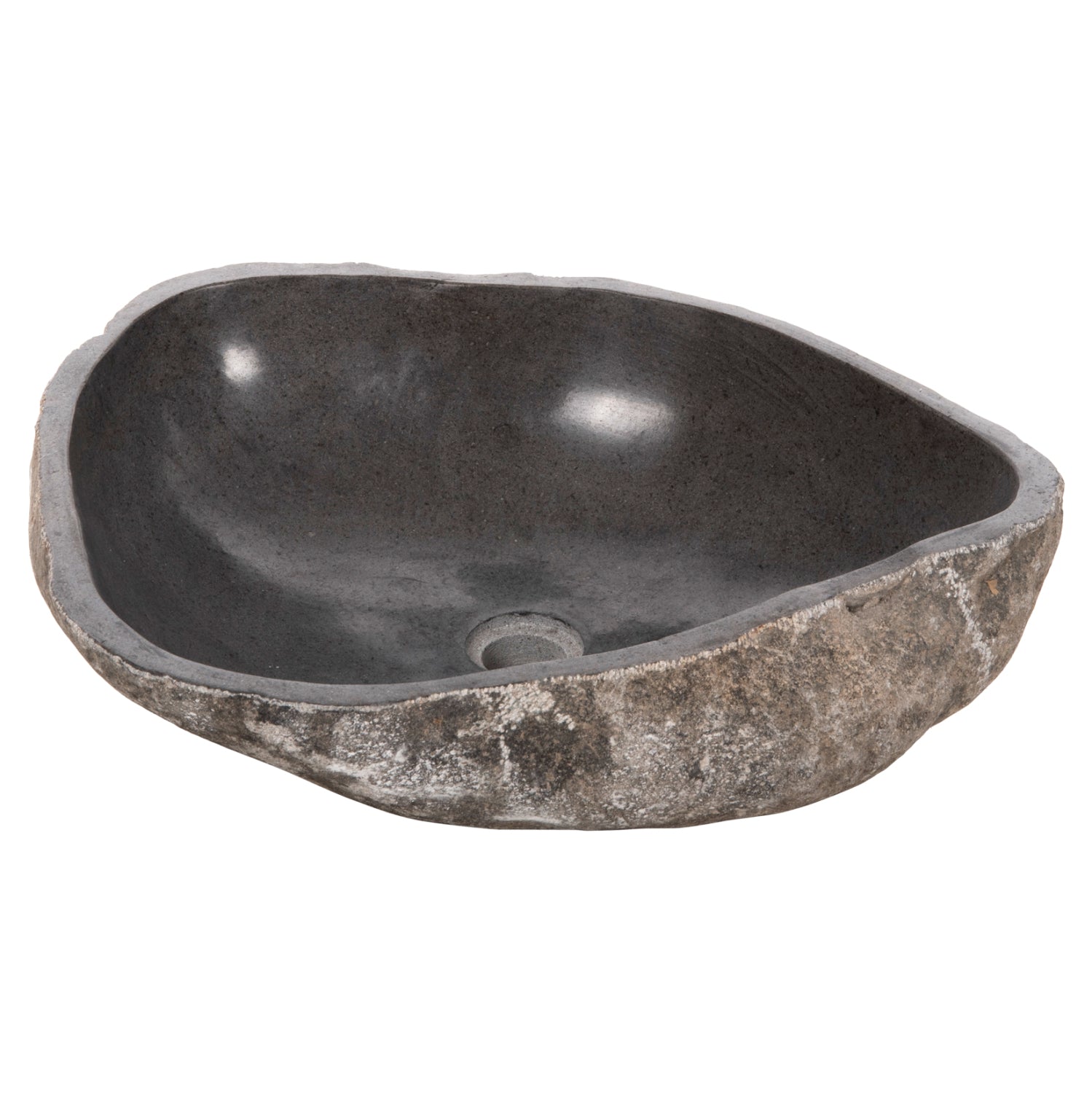 ΝΙΠΤΗΡΑΣ STONE SINK ΛΑΞΕΥΜΕΝΗ ΠΕΤΡΑ ΓΚΡΙ ΑΠΟΧΡΩΣΗ HM4193 55x44x16Υ εκ. - Pakobazaar