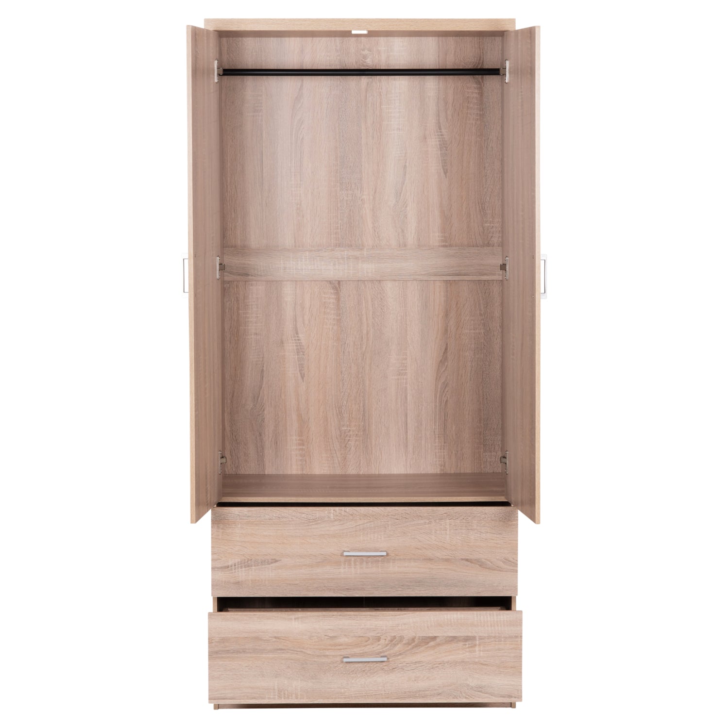 ΝΤΟΥΛΑΠΑ 2ΦΥΛΛΗ ME 2 ΣΥΡΤΑΡΙΑ REINA HM338.02 SONAMA 80x41.5x180Υεκ. - Pakobazaar