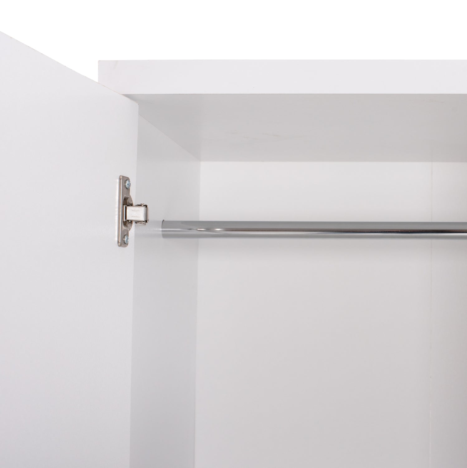 ΝΤΟΥΛΑΠΑ 2ΦΥΛΛΗ BAILEY ΜΕ ΤΡΙΑ ΡΑΦΙΑ HM337.05 ΜΕΛΑΜΙΝΗ ΛΕΥΚΗ 60Χ43Χ181Υεκ. - Pakobazaar