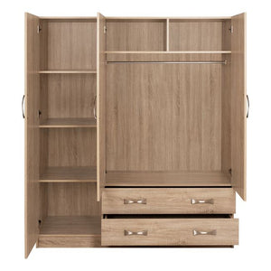 ΝΤΟΥΛΑΠΑ 3ΦΥΛΛΗ CARLY HM384.02 ΜΕ ΔΥΟ ΣΥΡΤΑΡΙΑ SONAMA 150X55Χ180Υεκ. - Pakobazaar