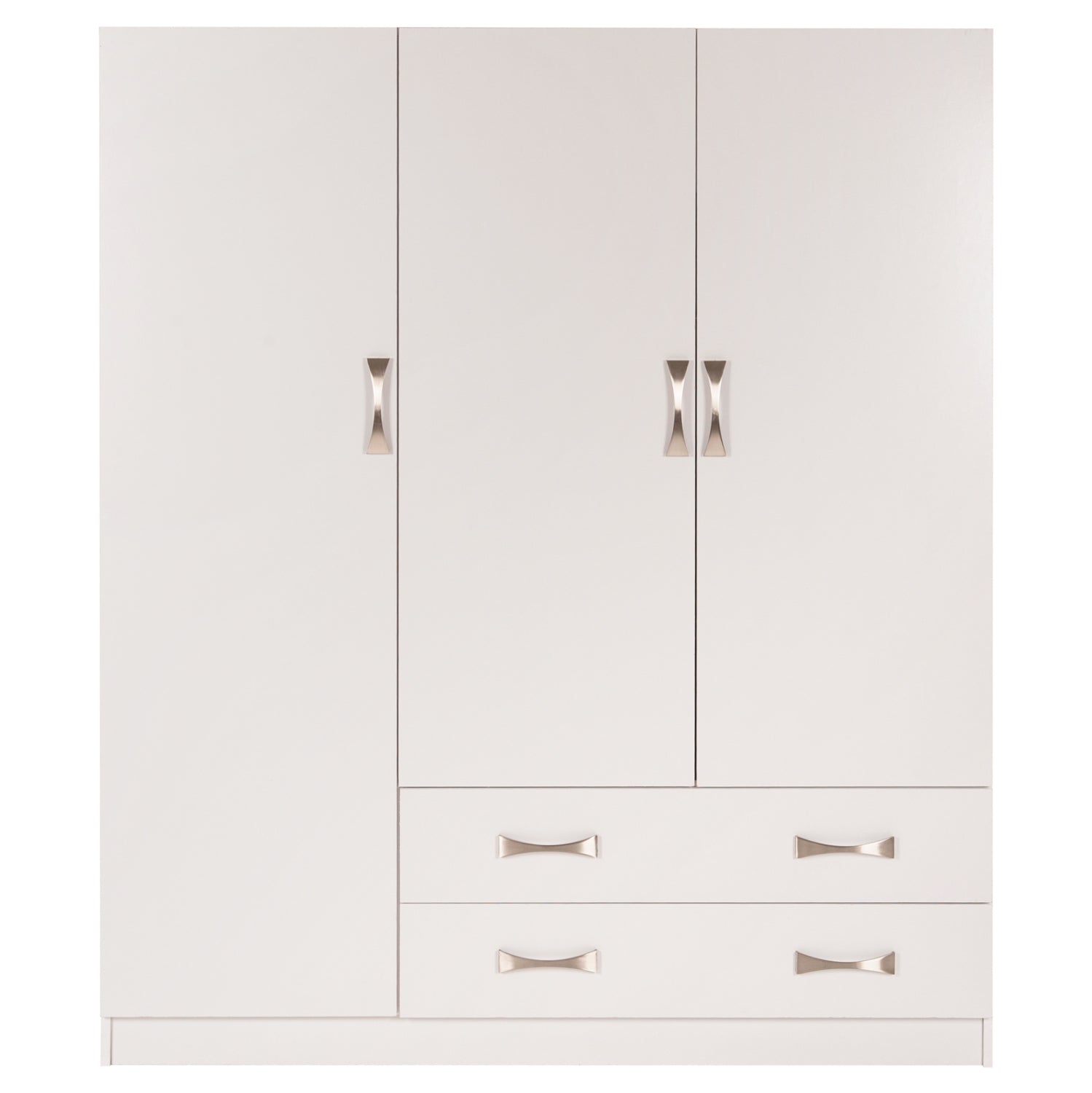 ΝΤΟΥΛΑΠΑ 3ΦΥΛΛΗ CARLY HM384.05 ΜΕ ΔΥΟ ΣΥΡΤΑΡΙΑ ΛΕΥΚΗ 150X55Χ180Υεκ. - Pakobazaar
