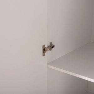 ΝΤΟΥΛΑΠΑ 3ΦΥΛΛΗ CARLY HM384.05 ΜΕ ΔΥΟ ΣΥΡΤΑΡΙΑ ΛΕΥΚΗ 150X55Χ180Υεκ. - Pakobazaar