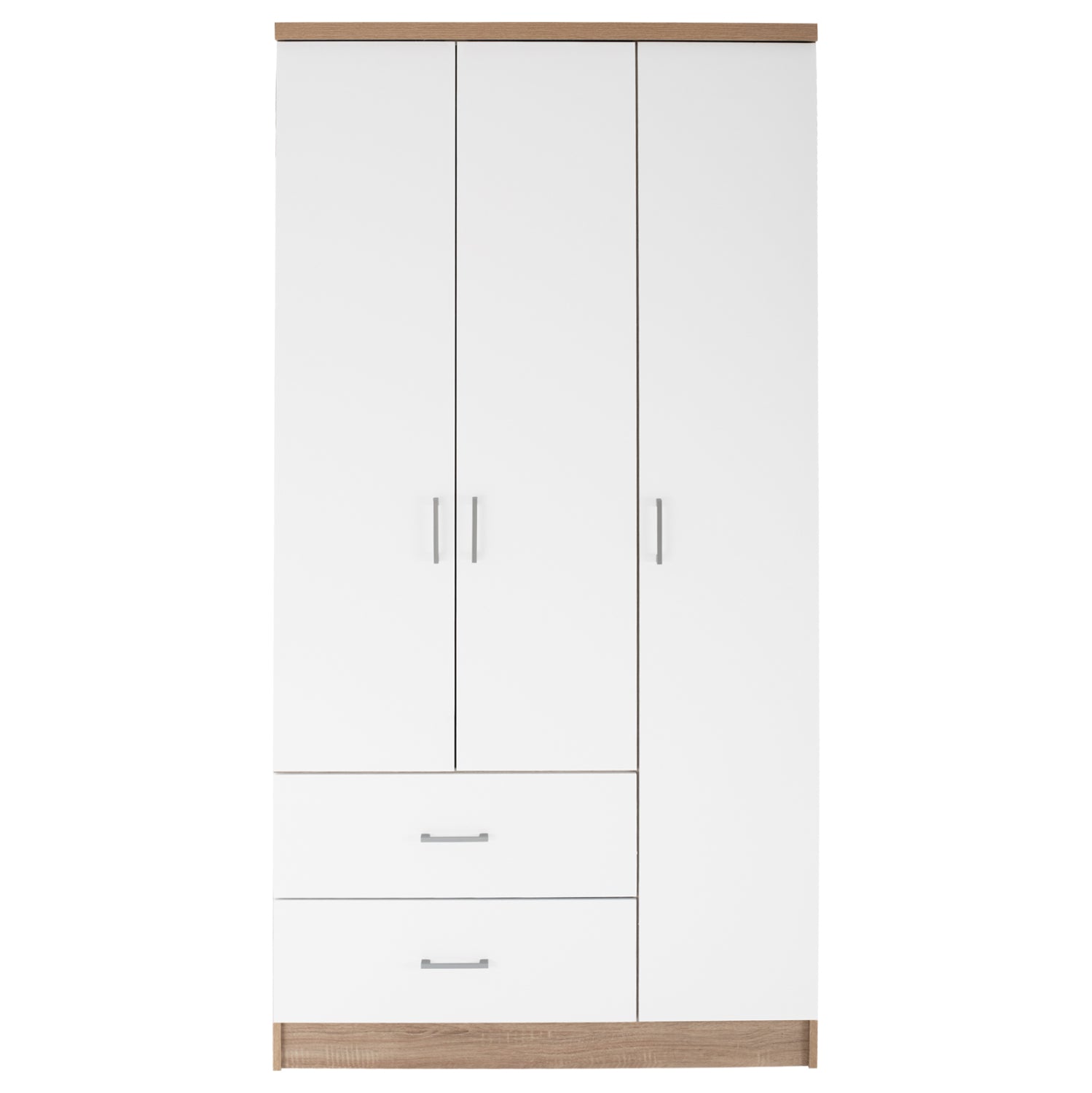 ΝΤΟΥΛΑΠΑ 3ΦΥΛΛΗ ME 2 ΣΥΡΤΑΡΙΑ CAESAR HM340.06 SONAMA - ΛΕΥΚO 89x42,5x181 εκ. - Pakobazaar