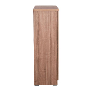 ΝΤΟΥΛΑΠΑ 3ΦΥΛΛΗ ΜΕ ΡΑΦΙΑ FUENTO HM2482.01 SONAMA OAK ΜΕΛΑΜΙΝΗ 120-116x40x123,5Υεκ. - Pakobazaar
