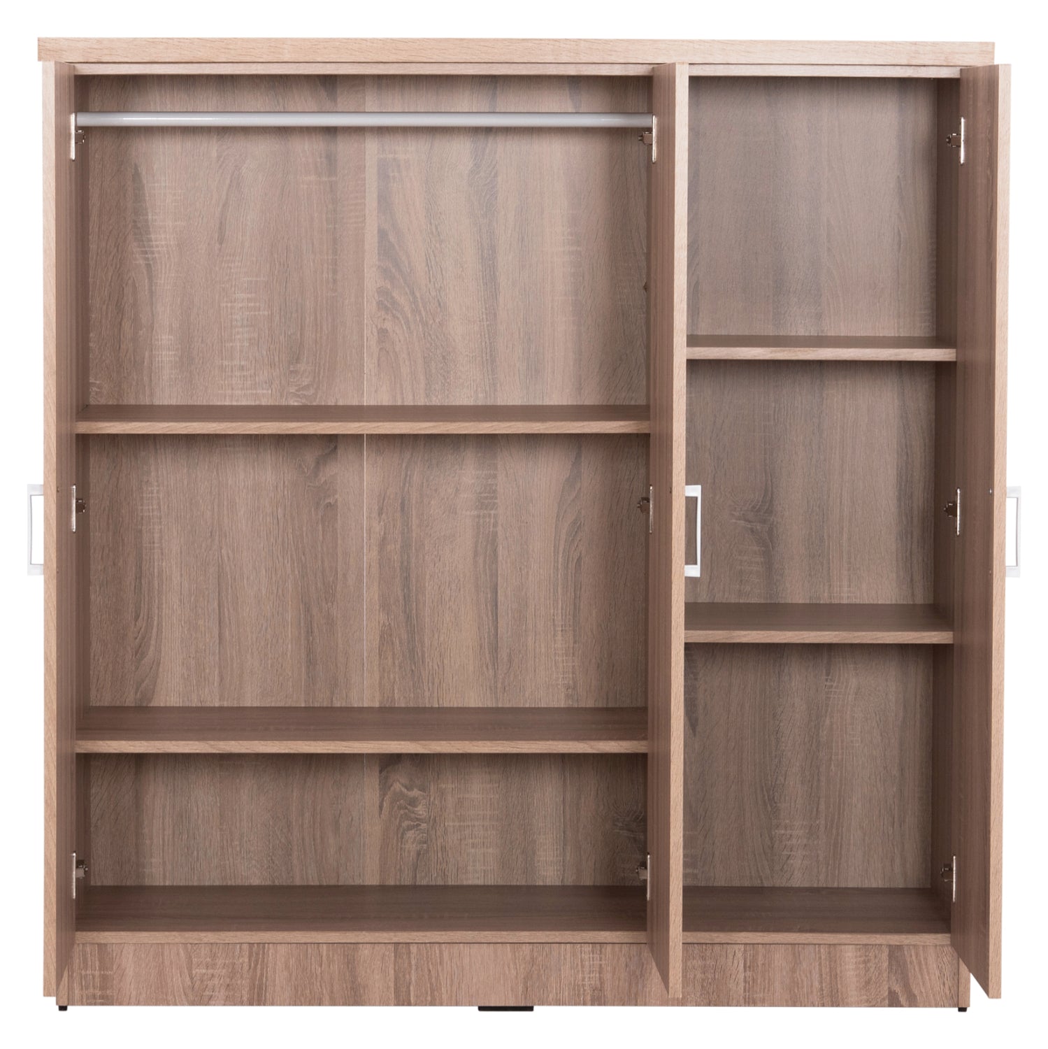 ΝΤΟΥΛΑΠΑ 3ΦΥΛΛΗ ΜΕ ΡΑΦΙΑ FUENTO HM2482.01 SONAMA OAK ΜΕΛΑΜΙΝΗ 120-116x40x123,5Υεκ. - Pakobazaar