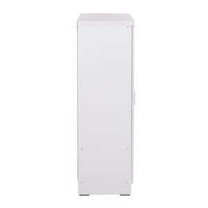 ΝΤΟΥΛΑΠΑ 3ΦΥΛΛΗ ΜΕ ΡΑΦΙΑ FUENTO HM2482.02 ΛΕΥΚΗ ΜΕΛΑΜΙΝΗ 120-116x40x123,5Υεκ. - Pakobazaar