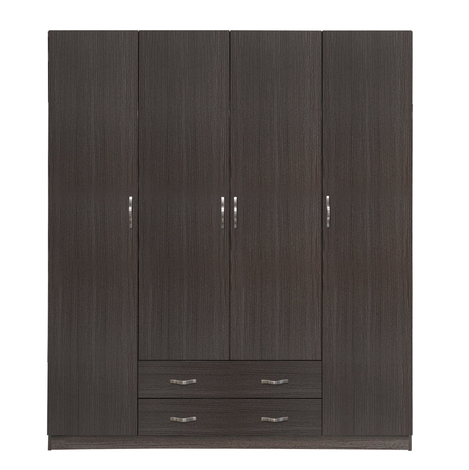 ΝΤΟΥΛΑΠΑ 4ΦΥΛΛΗ ΜΕ 2 ΣΥΡΤΑΡΙΑ AZALEA 200x55.5x180Υ εκ. HM353.01 ZEBRANO - Pakobazaar