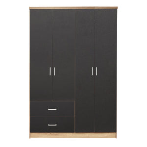 ΝΤΟΥΛΑΠΑ 4ΦΥΛΛΗ BRIANA ME 2 ΣΥΡΤΑΡΙΑ HM339.04 SONAMA-ΓΚΡΙ 120Χ42,5Χ180,5εκ. - Pakobazaar