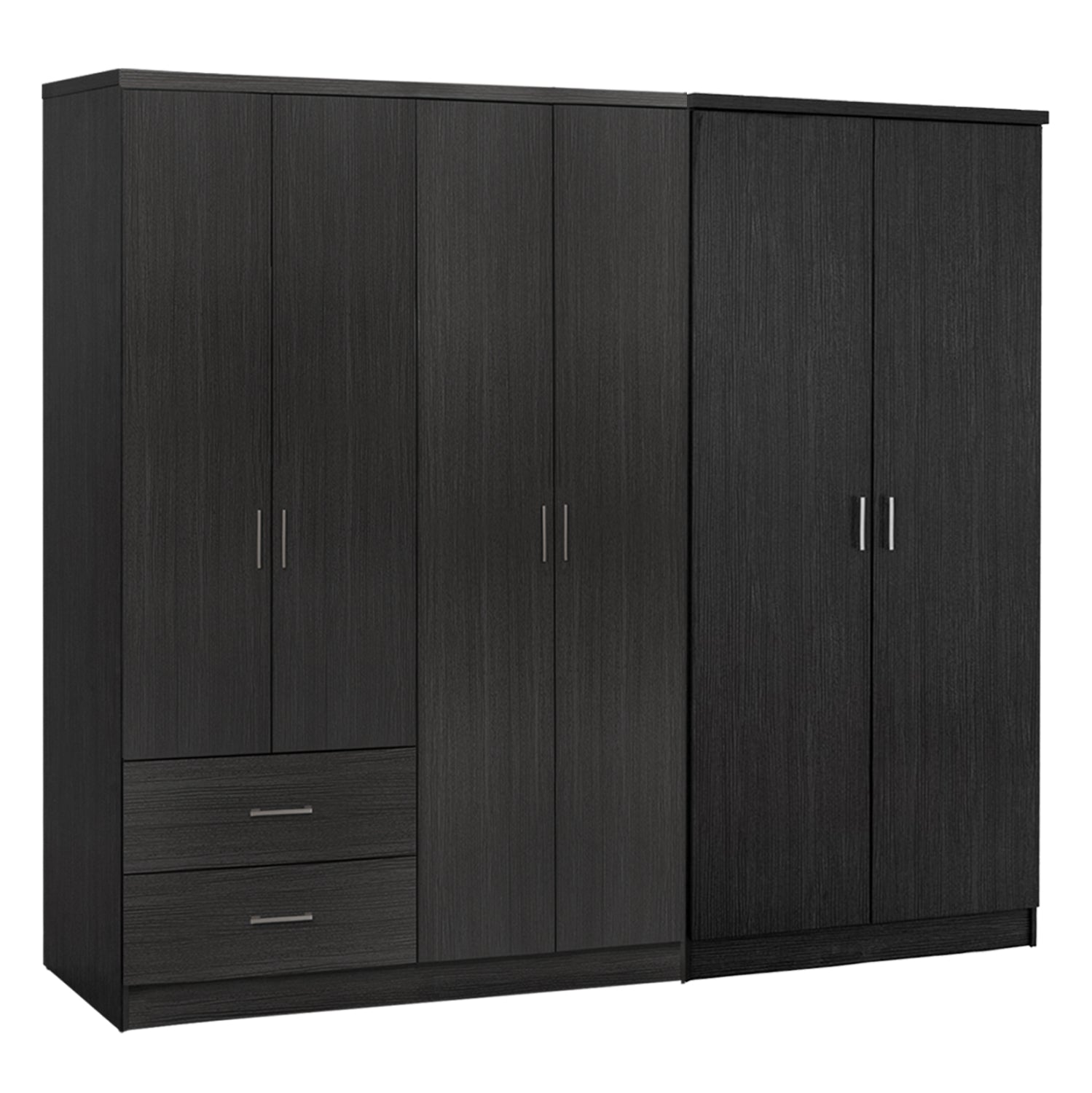 ΝΤΟΥΛΑΠΑ 6ΦΥΛΛΗ BLAKELY HM21235.01 ΜΕΛΑΜΙΝΗ ΧΡΩΜΑ ZEBRANO 201x43x181Υεκ - Pakobazaar