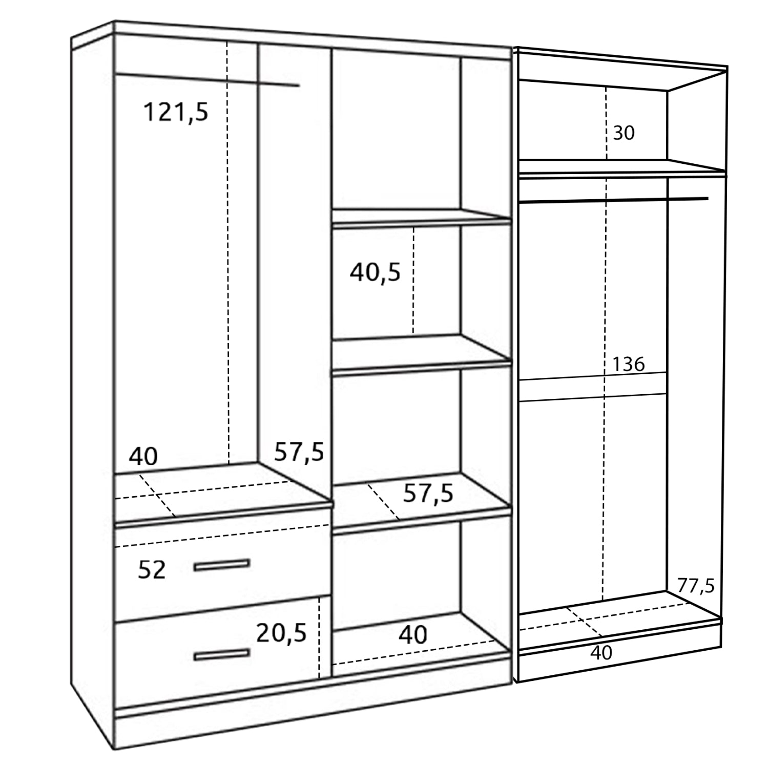 ΝΤΟΥΛΑΠΑ 6ΦΥΛΛΗ BLAKELY HM21235.02 ΜΕΛΑΜΙΝΗ ΧΡΩΜΑ SONAMA 201x43x181Υεκ - Pakobazaar