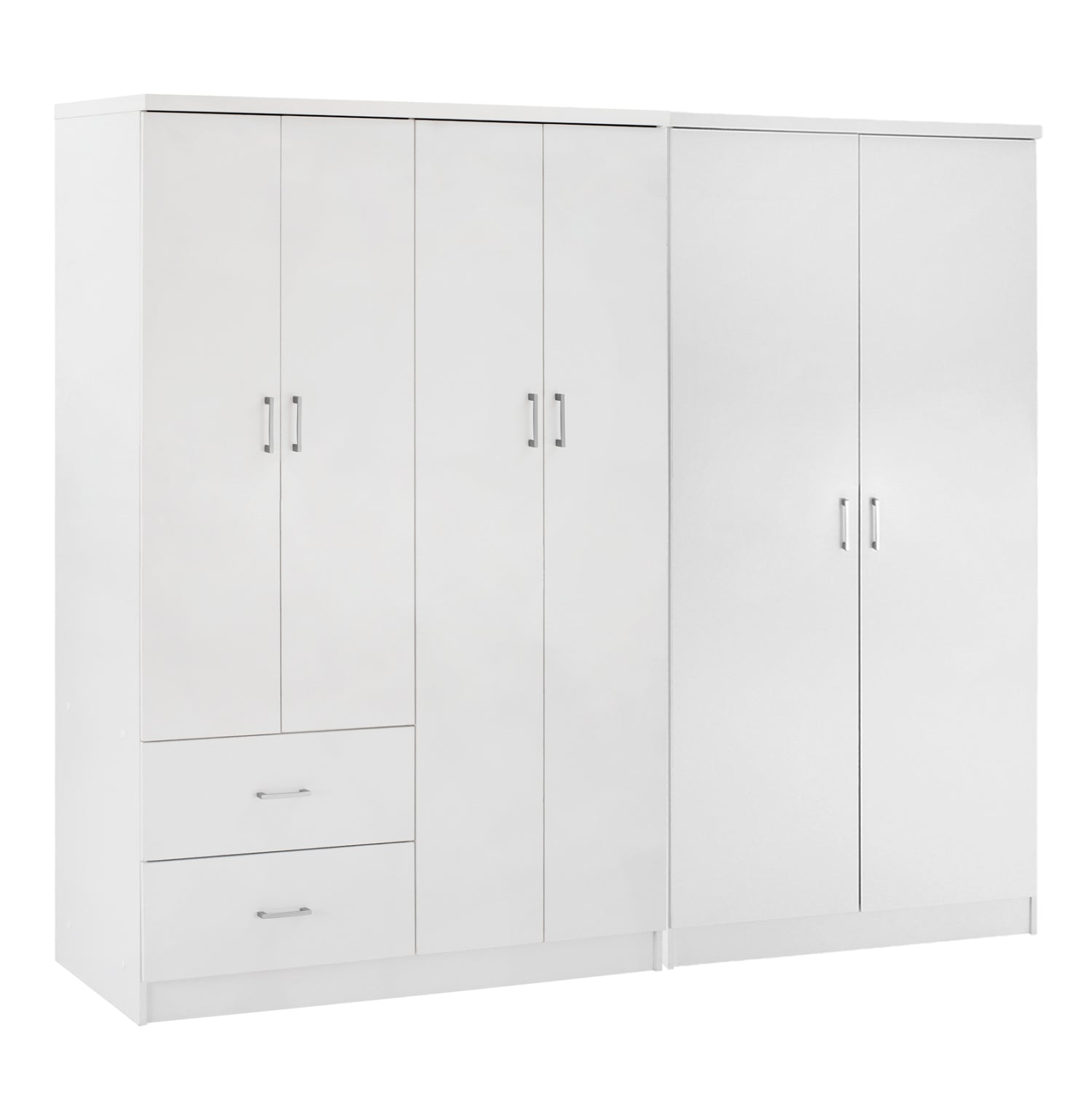 ΝΤΟΥΛΑΠΑ 6ΦΥΛΛΗ BLAKELY HM21235.05 ΜΕΛΑΜΙΝΗ ΧΡΩΜΑ ΛΕΥΚΟ 201x43x181Υεκ - Pakobazaar
