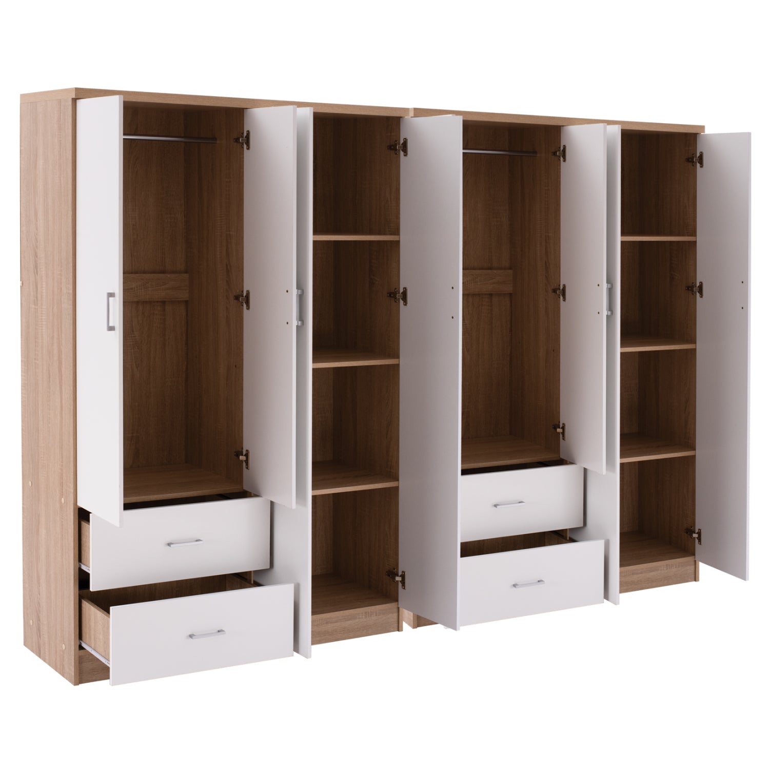 ΝΤΟΥΛΑΠΑ 8ΦΥΛΛΗ BRIANA HM21237.02 ΜΕΛΑΜΙΝΗ SONAMA & ΛΕΥΚΟ 241x42,5Χ180,5Υεκ. - Pakobazaar