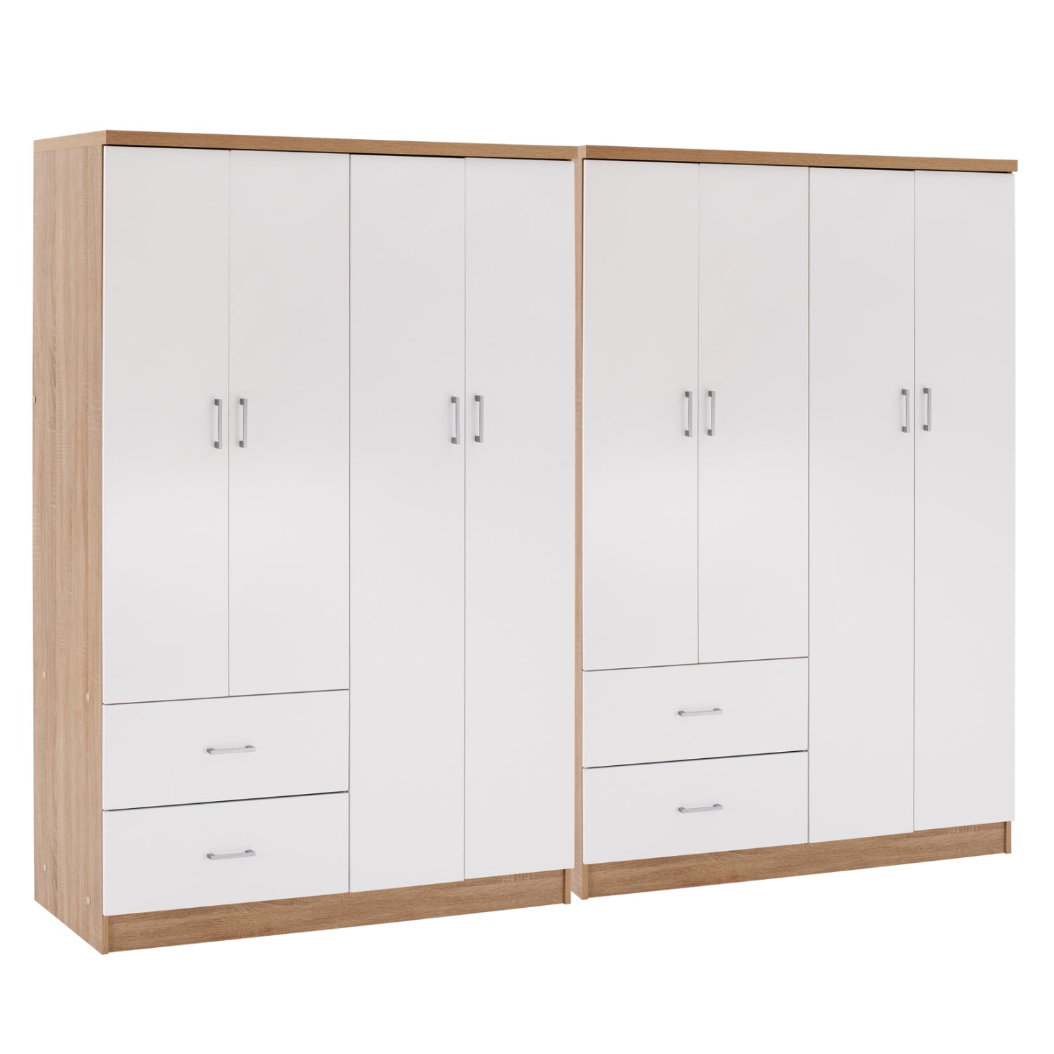 ΝΤΟΥΛΑΠΑ 8ΦΥΛΛΗ BRIANA HM21237.02 ΜΕΛΑΜΙΝΗ SONAMA & ΛΕΥΚΟ 241x42,5Χ180,5Υεκ. - Pakobazaar