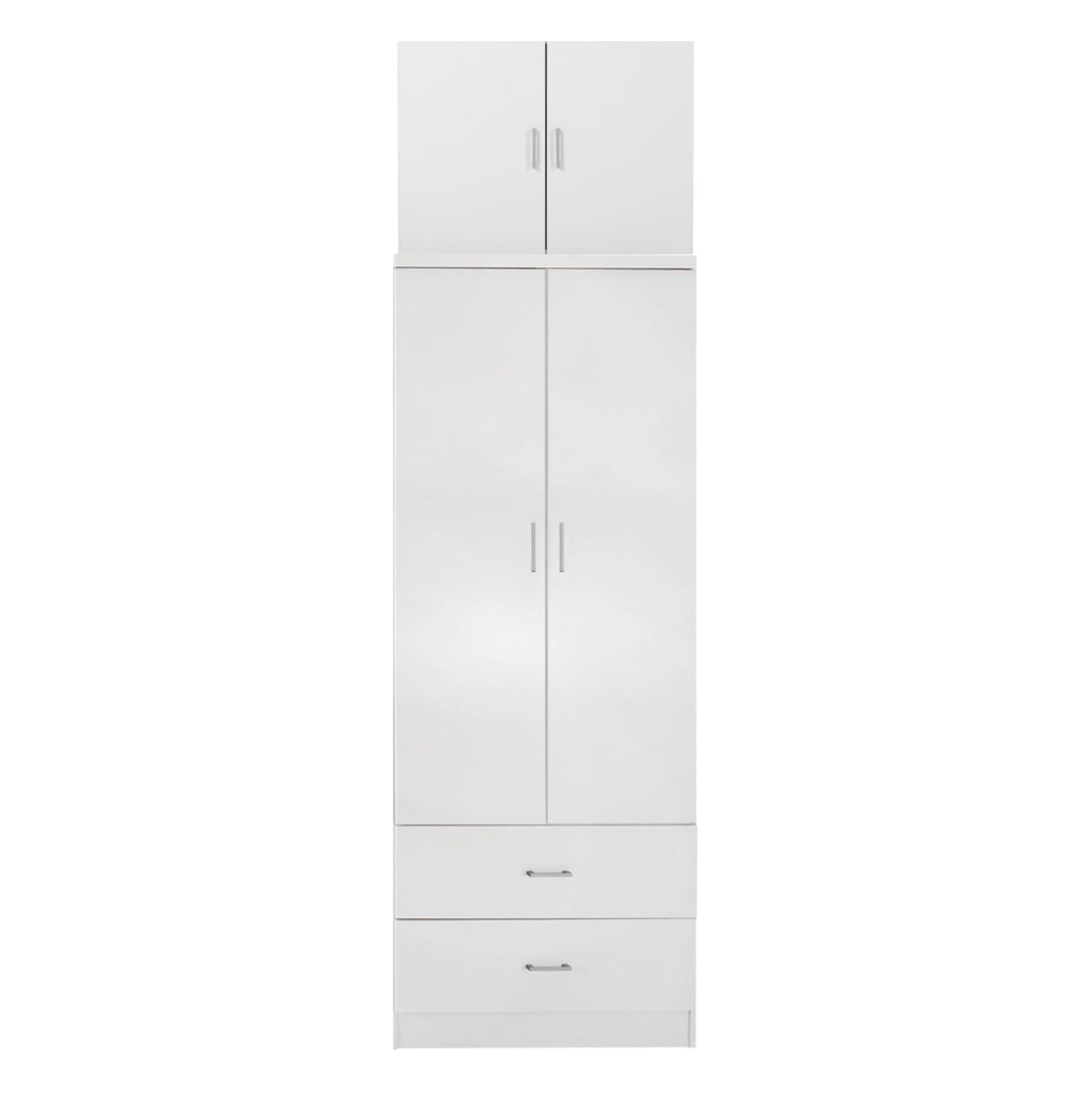 ΝΤΟΥΛΑΠΑ REINA HM21061.05 2ΦΥΛΛΗ ΜΕ ΠΑΤΑΡΙ & 2 ΣΥΡΤΑΡΙΑ-ΜΕΛΑΜΙΝΗ ΛΕΥΚΗ 80x42x241Υεκ - Pakobazaar