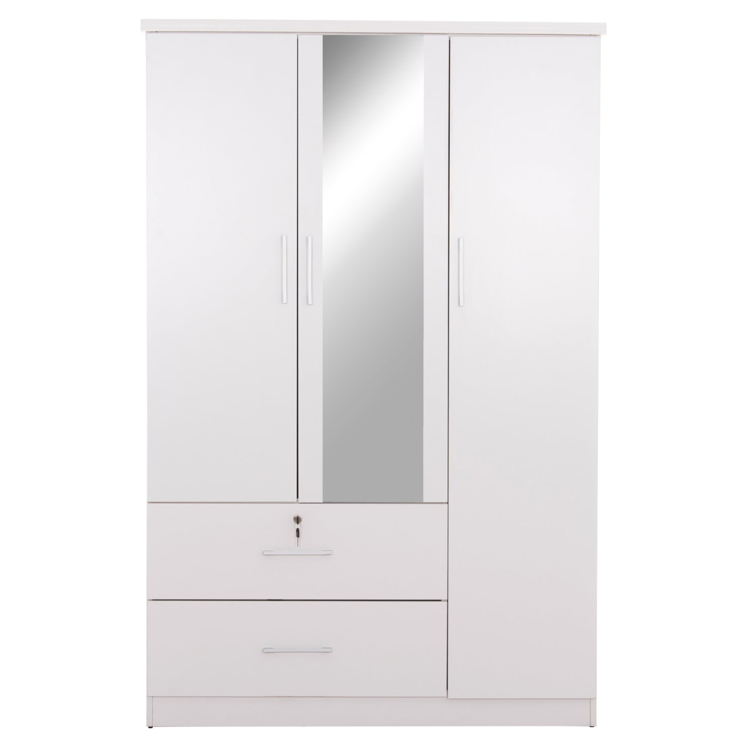 ΝΤΟΥΛΑΠΑ ΜΕ ΚΑΘΡΕΦΤΗ & ΣΥΡΤΑΡΙΑ JARRY HM2485.01 ΛΕΥΚΗ ΜΕΛΑΜΙΝΗ 119x48x183Υεκ - Pakobazaar