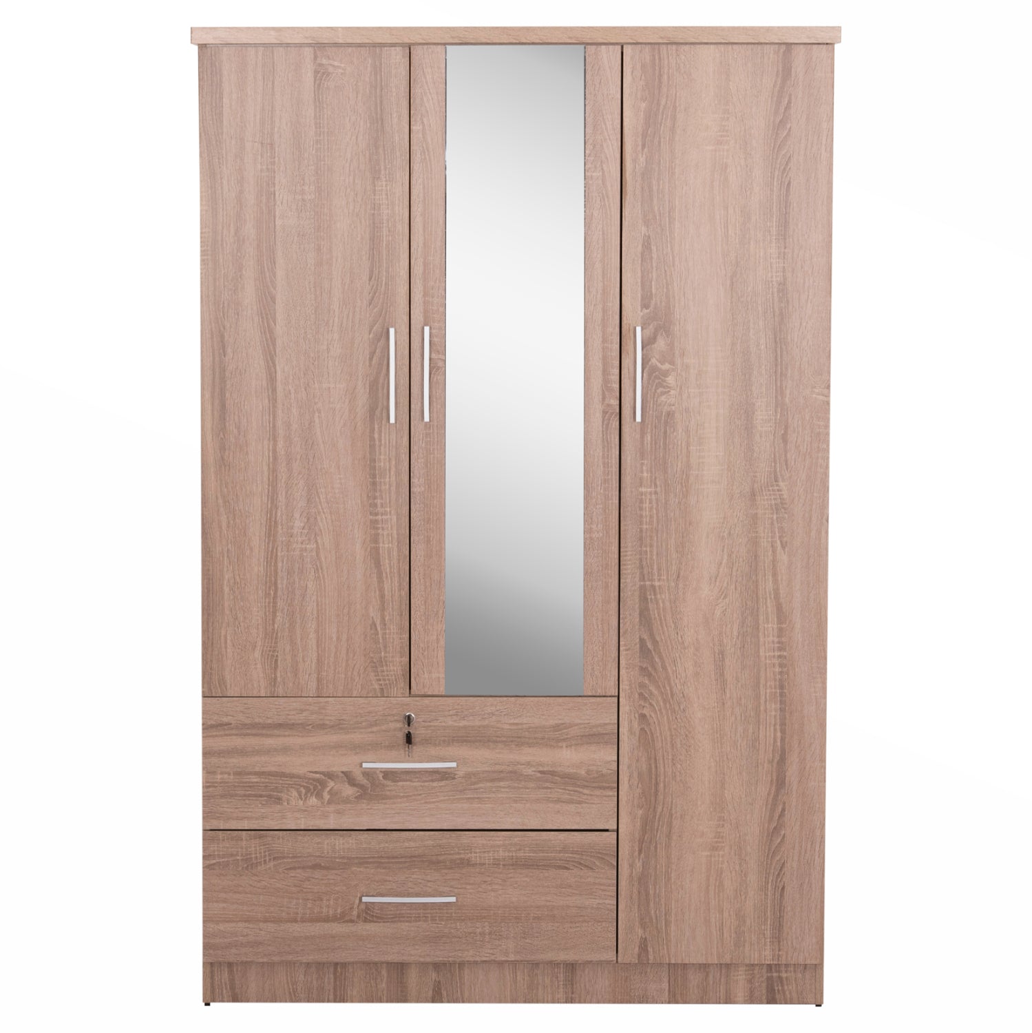 ΝΤΟΥΛΑΠΑ ΜΕ ΚΑΘΡΕΦΤΗ & ΣΥΡΤΑΡΙΑ JARRY HM2485.11 SONAMA OAK ΜΕΛΑΜΙΝΗ 119x48x183Υεκ - Pakobazaar