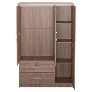 ΝΤΟΥΛΑΠΑ ΜΕ ΚΑΘΡΕΦΤΗ & ΣΥΡΤΑΡΙΑ JARRY HM2485.11 SONAMA OAK ΜΕΛΑΜΙΝΗ 119x48x183Υεκ - Pakobazaar