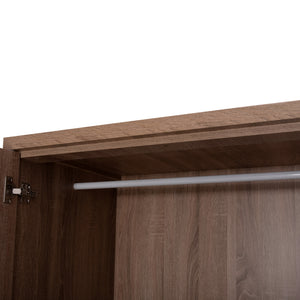 ΝΤΟΥΛΑΠΑ ΜΕ ΚΑΘΡΕΦΤΗ & ΣΥΡΤΑΡΙΑ JARRY HM2485.11 SONAMA OAK ΜΕΛΑΜΙΝΗ 119x48x183Υεκ - Pakobazaar